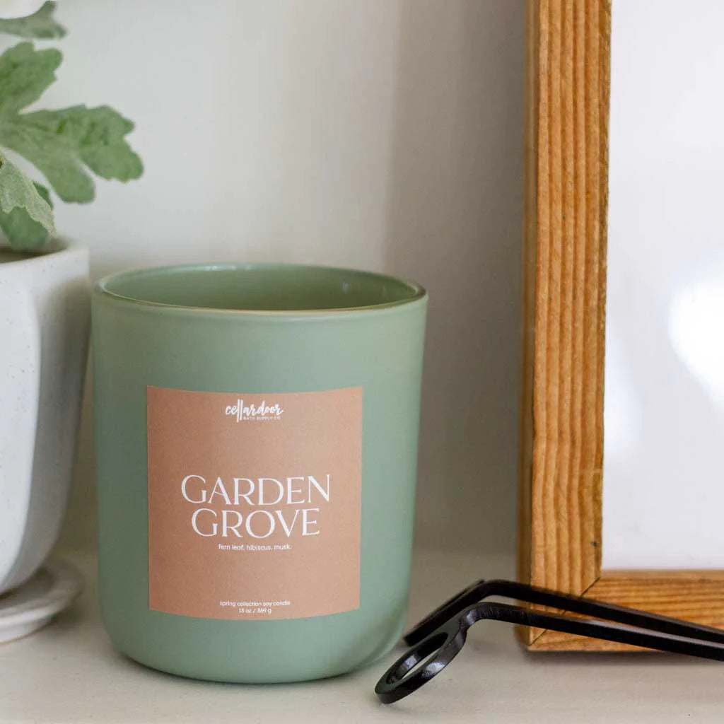 Garden Grove Candle - Natural, Hand Poured