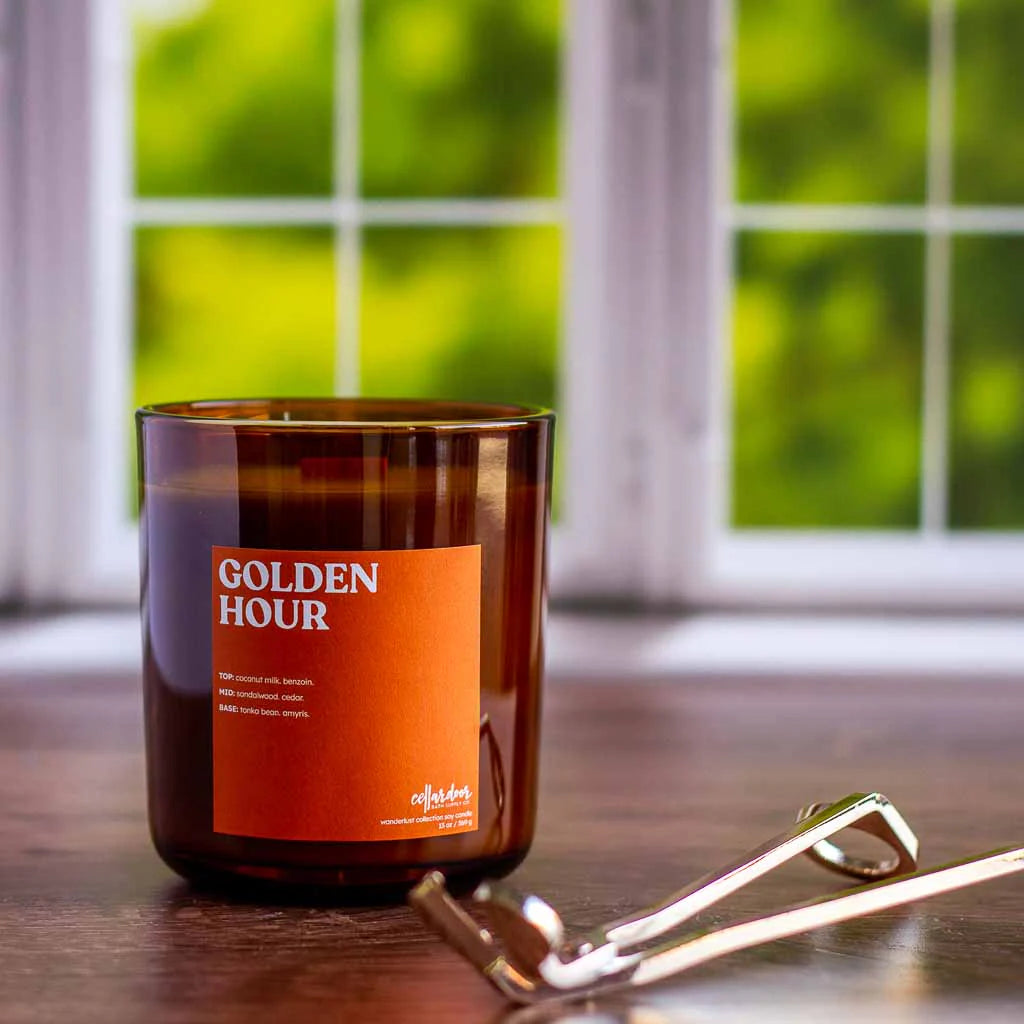 Golden Hour Candle - Natural, Hand Poured