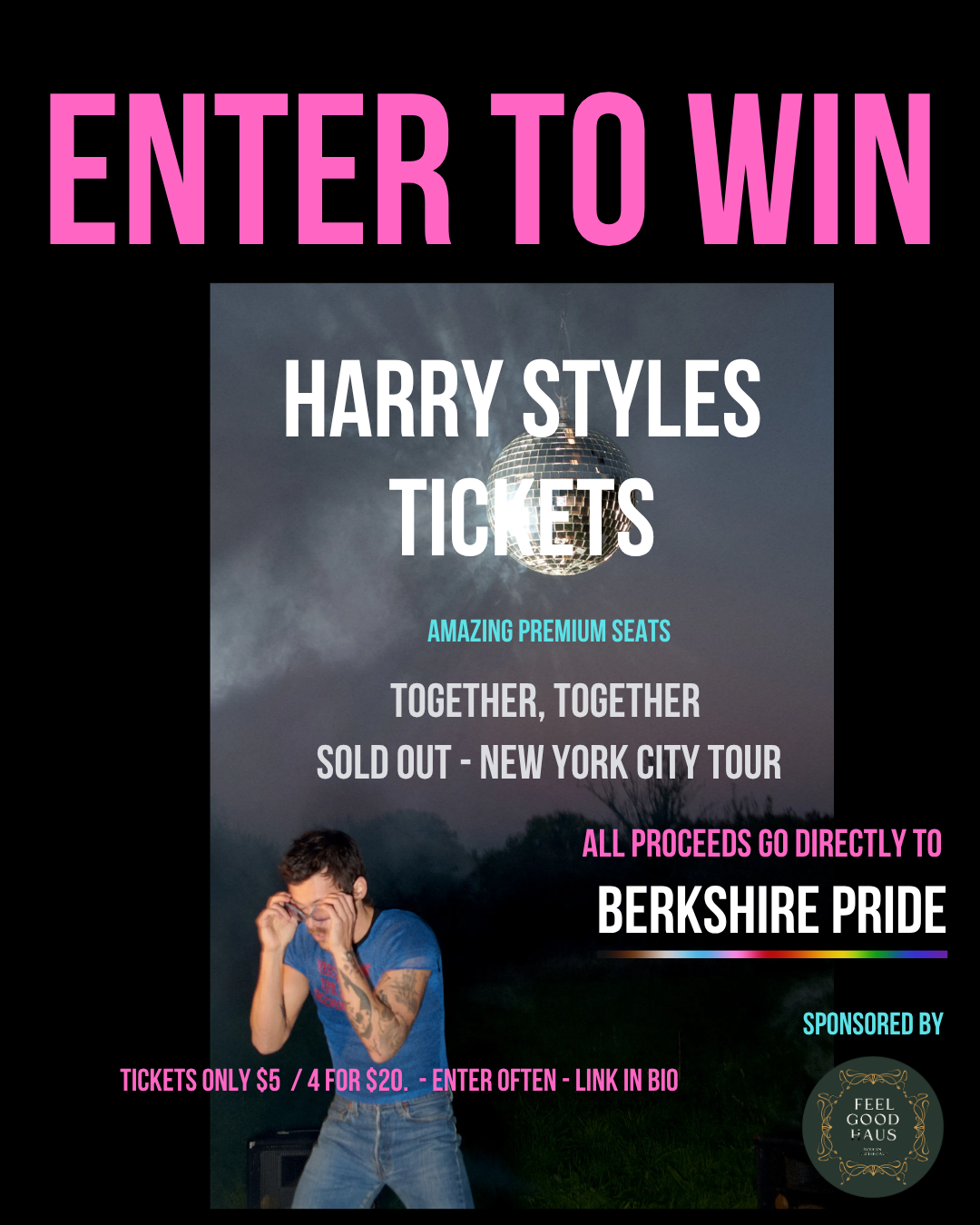 Harry Styles – Together, Together for Berkshire Pride Raffle Ticket